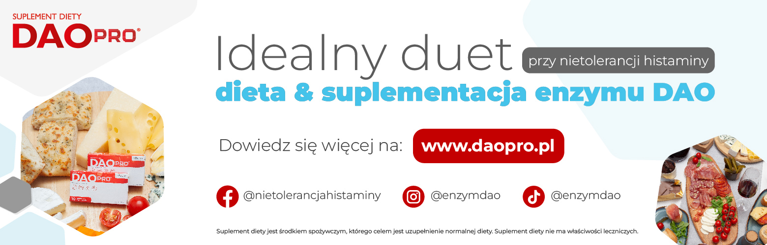 dieta nietolerancja histaminy DAO